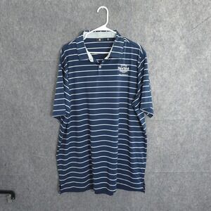 Hard Rock Hotel & Casino Hollywood FL  Polo Shirt Mens 2XL Striped Performances